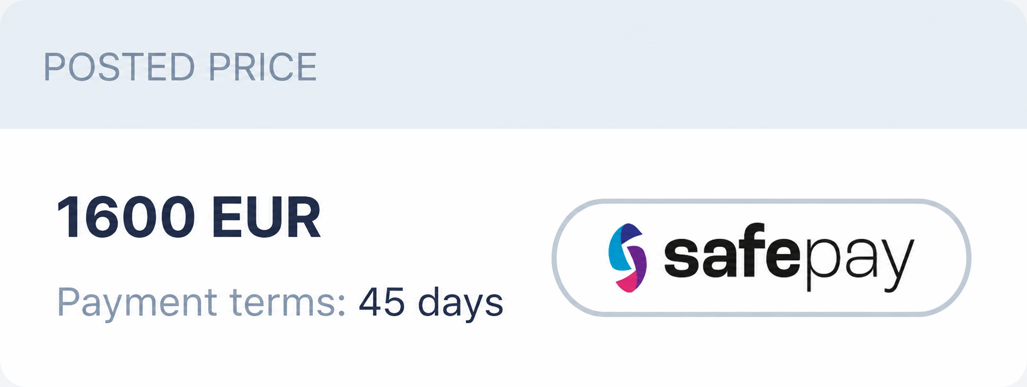 Offer with SafePay badge