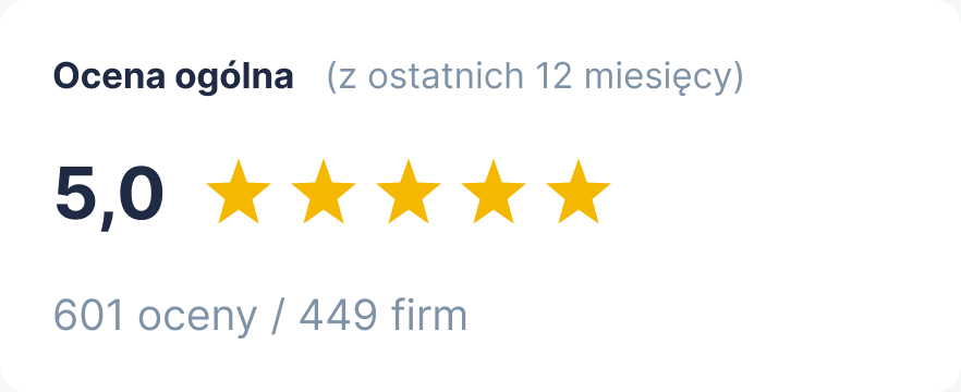Ocena przewoźnika: 5,0